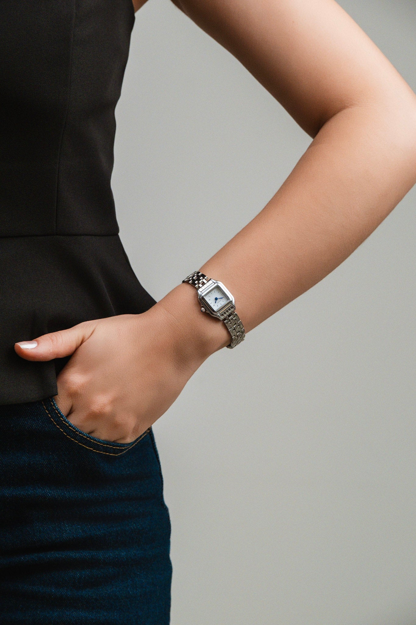 Relógio Feminino Minimalista Tess Prata